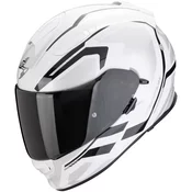 Integrální helma na motorku Scorpion EXO-491 KRIPTA bílo-cerná