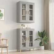 Viseci zidni ormaric boja sivog hrasta sonome 69,5 x 34 x 90 cm