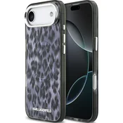 Karl Lagerfeld IML Leopard MagSafe Zadnja maska za iPhone Air Grey