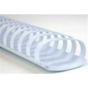 DSB SPIRALE PVC 51 MM, BELE, 50 KOS OVALNE