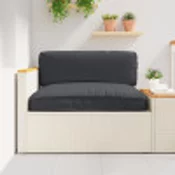 Jastuk Crna 120 x 80 x 12 cm Oxford tkanina