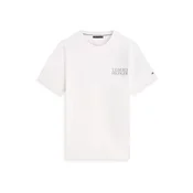 TOMMY HILFIGER Majica HERITAGE bež/mornarska/rdeča