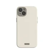 shumee Moshi Napa MagSafe - usnjen ovitek za iPhone 15 Plus (jajčno bela)