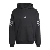 ADIDAS SPORTSWEAR Športna majica FUTURE ICONS THREE STRIPES črna/srebrna