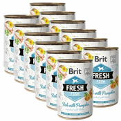 Konzerva Brit Fresh Fish with Pumpkin 12x400 g