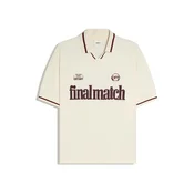 Bershka Majica FINAL MATCH kremna / temno rjava