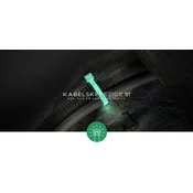 Fosforescenčno kabelske vezice 140x3,5 mm (1 pak/100 kos) FOS.2.2110R