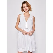 Seafolly Obleka za na plažo Beach Basics 52931-DR Bela Regular Fit