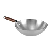 Tradicionalna kitajska železna ponev wok 32cm 54430
