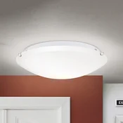 ORION Plafonjera Agada, opalno staklo, krom, 40 cm - Dnevni boravak/blagovaonica - Moderan - opalno bijela, krom