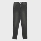 Cropp - Kavbojke skinny spranega videza - siva