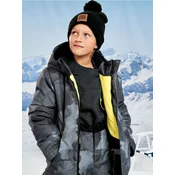 Sinsay - Puffer jakna s kapuljacom - crno