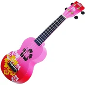 Mahalo Hibiscus Hibiscus Red Burst Soprano ukulele (Kot novo)
