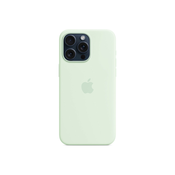 APPLE iPhone 15 Pro Max Silicone Case with MagSafe - Soft Mint ( mwnq3zm/a )