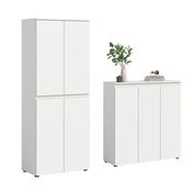Livetastic Garderobna omara Scarpa, Bela, 2 Kos