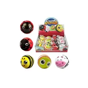 Teddies Odbijajoča živalska žoga gume 6cm 4 vrste