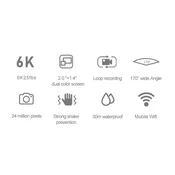 Akciona kamera 6K