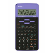 Sharp tehnični kalkulator EL531THBPK, črno-vijoličen