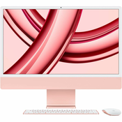 Apple 24-inch iMac with Retina 4.5K display: Apple M3 chip with 8-core CPU and 10-core GPU (8GB/256GB SSD) - Pink *NEW*