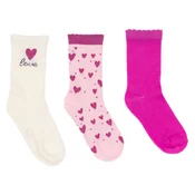 Lucky Kiddo nogavice 3 kosi LK-GS1-3p-223 020776 D večbarvno 34-37