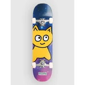 Meow Skateboards Big Cat Galaxy 7.5 Complete purple