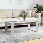 vidaXL Klubska mizica betonsko siva 102x50x35 cm inženirski les