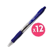 Pilot - Kemični svinčnik Pilot Super Grip Fine BPGP-10R-F, modra, 12 kosov