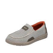 Rieker Slip On cipele, kameno siva / kaki / narancasta