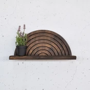 Hanah Home Zidna polica Raf295, Braon