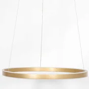 Steinhauer Ringlux LED viseče svetilo, O 60 cm, 2 luči, zlato - Dnevna soba/jedilnica - Sodobni - Kovina