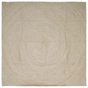 Tepisi za podrucja Prirodna i bijela 300 x 300 cm Juta