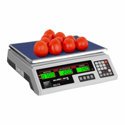 Cenovna lestvica - 35 kg/2 g - Bela - LCD