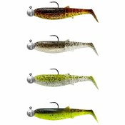 Savage Gear gumijasta vaba Cannibal Shad Clearwater Mix 8cm 5g, 4ks