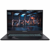 GIGABYTE G7 MF Gaming Laptop 17.3 FHD /i5-12500H 16GB/512GB/GeForce RTX 4050 Crni