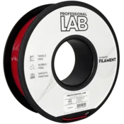 Professional Lab PETG Rdeča Filament 1.75 mm - Professional Lab Vlažnost-Odporni PETG (1kg Kolut)