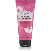 I love krema za roke in nohte Glazed Raspberry, 100 ml