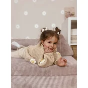 shumee Montessori Comfort Corduroy mini igralni kavč sivkaste barve