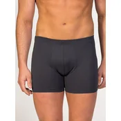 zd ZERO DEFECTS Boksarice Breno Organic Cotton temno siva
