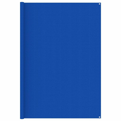 Tepih za šator 250 x 600 cm plavi HDPE