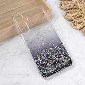 Maska za Samsung Galaxy A16 5G Silikonska Glitter crna