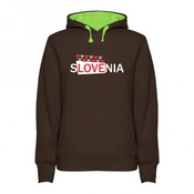 Hoodie womens Slovenia Heart