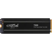 SSD disk 4TB M.2 NVMe Crucial T500, s hladilnikom