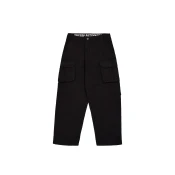 ALPHA INDUSTRIES Kargo hlače Ripstop Patchwork črna