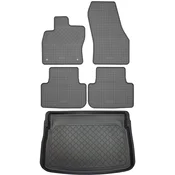 shumee Volkswagen Golf VII Sportsvan VAN (5-vratni) od 05.2014 komplet - gumijaste avtotesnine + zaščitna preproga za prtljažnik