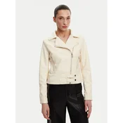 Rinascimento Jakna iz umetnega usnja CFC0119619003 Écru Regular Fit