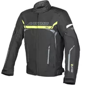 Ayrton Bullet II motociklistička jakna crno-fluo žuto-siva