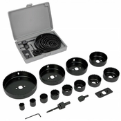 Silver Tools Set 12 kronskih žag za knauf in les 19-127mm