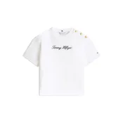 TOMMY HILFIGER Majica črna/bela