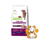 Natural Trainer Sterilised Cat With Duck 1.5kg, Hrana Za Macke Sa Pacetinom