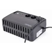 Gembird EG-UPS-3SDT600-01 UPS brezprekinitveno napajanje 3xSchuko, 600VA, 360W